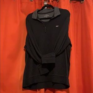 Vineyard vine men’s 3/4 cotton half zip
